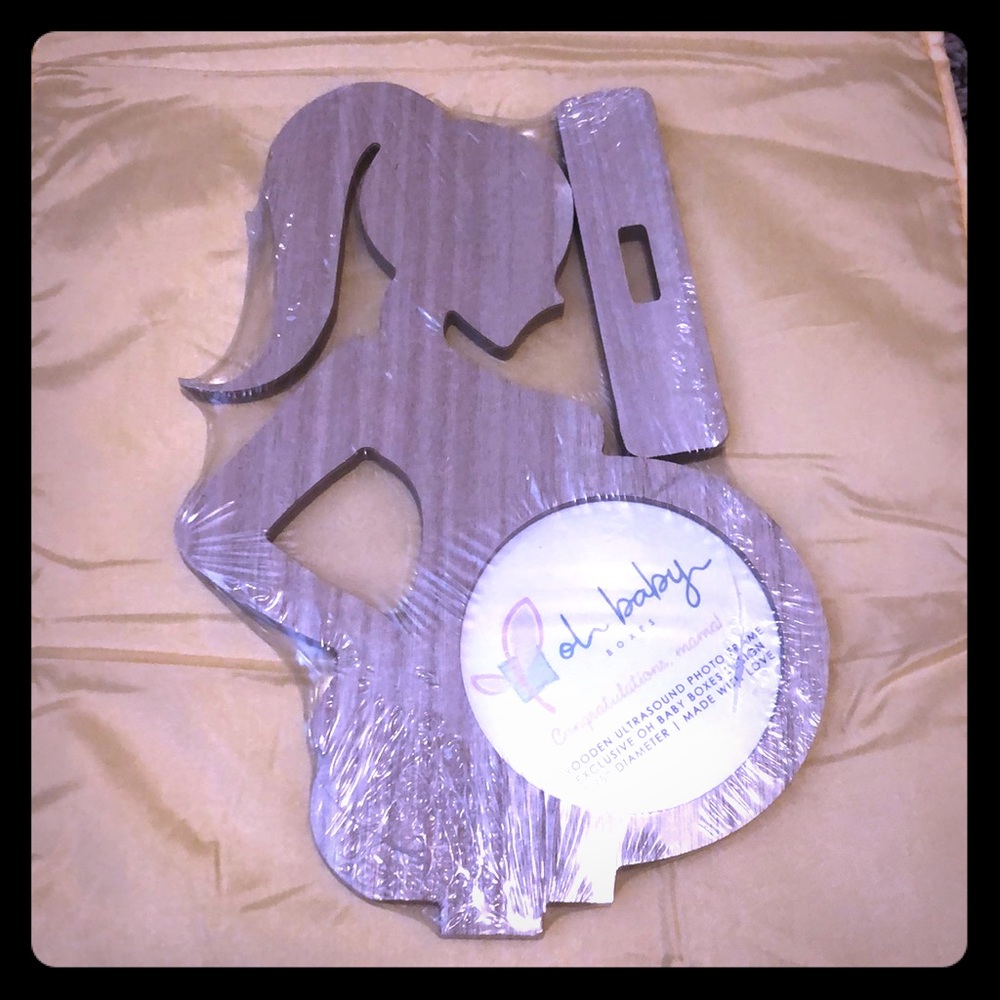 Wooden baby frame